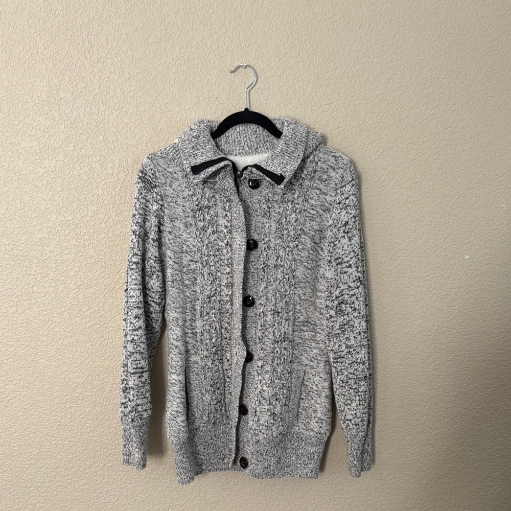 Gray Women's Crew Neck Sweater